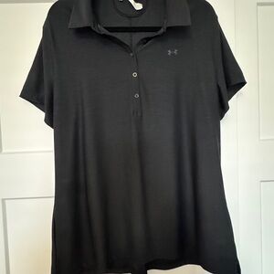 Under Armour Women's Dark Gray Button Down Shirt